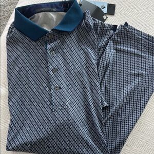 Greyson Blue Polo Golf Shirt Classic Design